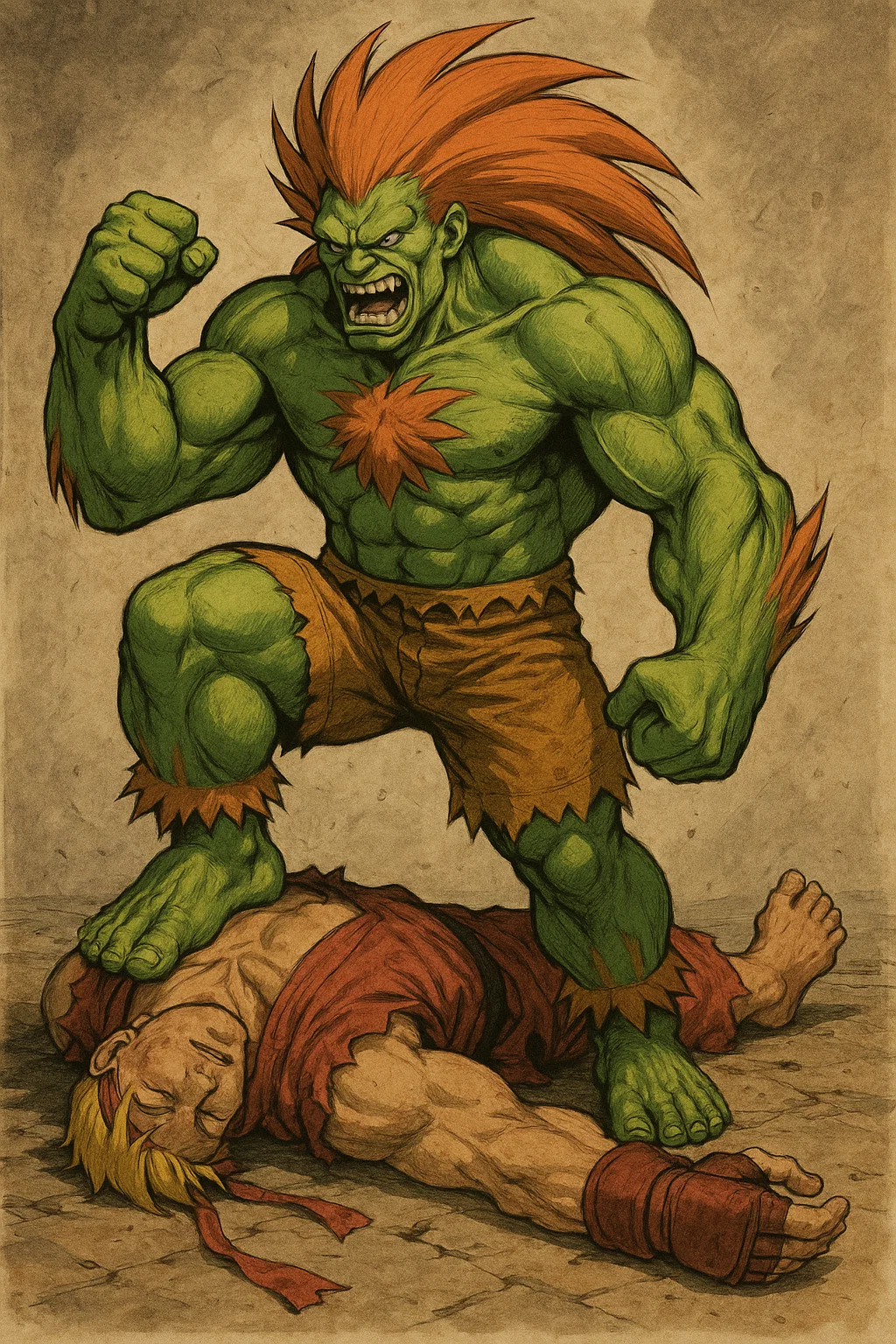 Blanka Gi - Premium villain-inspired gi