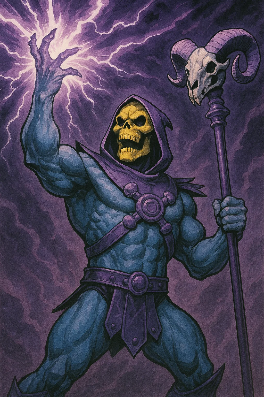 Skeletor Lord of Destruction Gi - Premium villain-inspired gi
